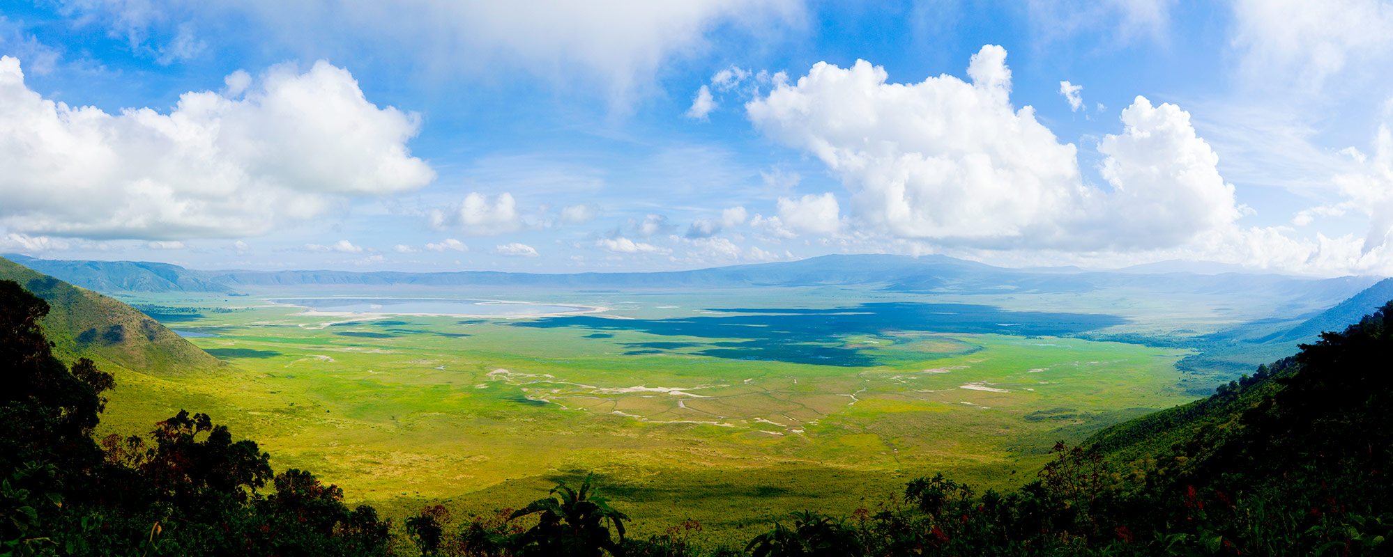 Panoramic view for Ngorongoro tours and Ngorongoro Crater safari in Tanzania
